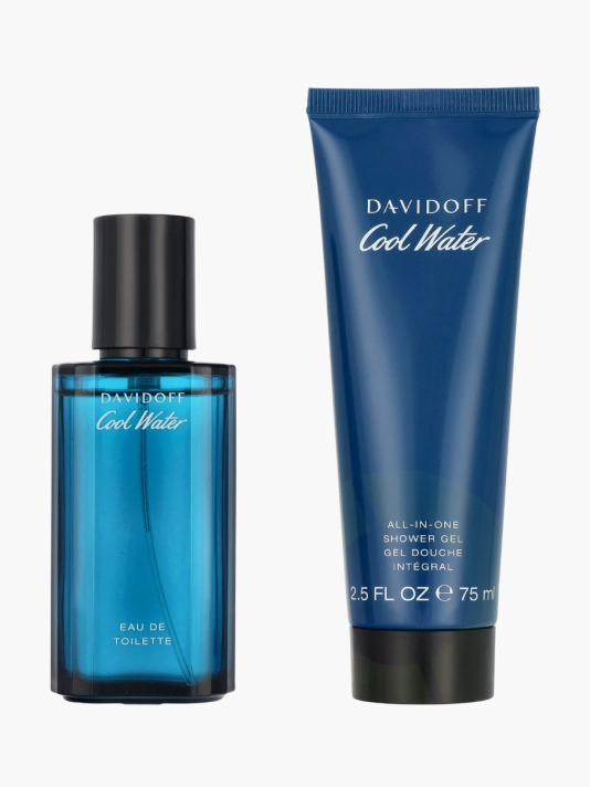 Set Davidoff: Cool Water, Eau De Toilette, For Men, 40 ml + Cool Water, Shower Gel