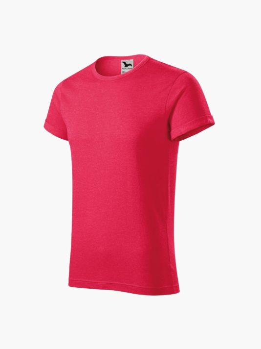 Malfini Fusion M T-shirt MLI-163M7 red melange