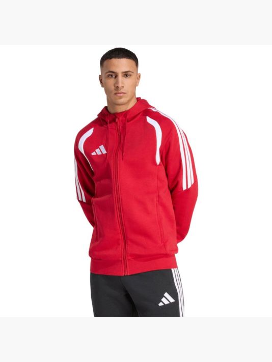Meeste punane kapuutsiga pusa Adidas Tiro 26 League Sweat Full Zip KF9106