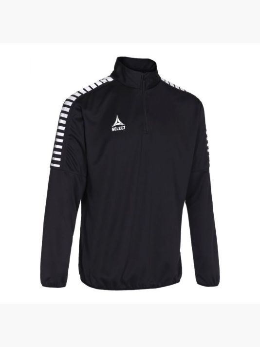SELECT ARGENTINA 1/2 ZIP black sweatshirt