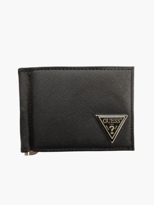 Guess, New Boston, Textile Wallet, SM2513LEA22, Black, For Men