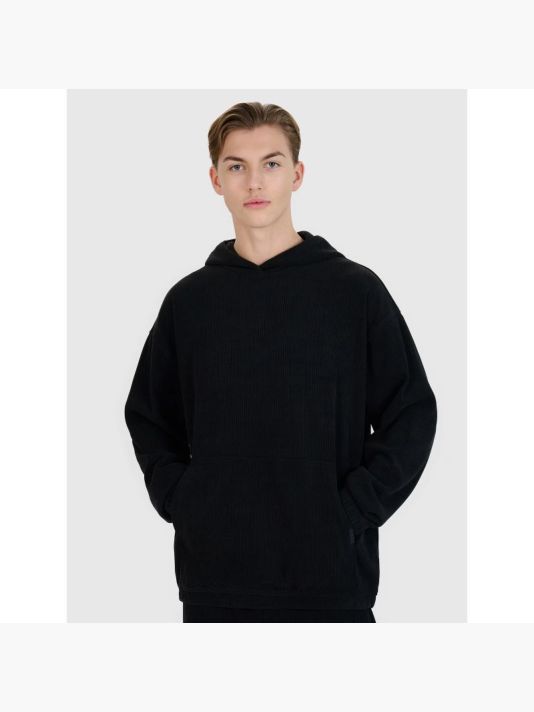 Men's sweatshirt with hood, open, 4F 4FRSS25TSWSM2181-20S