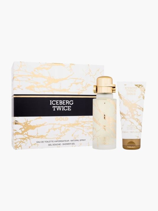 Set Iceberg: Twice Gold, Eau De Toilette, For Men, 125 ml + Twice Gold, Hydrating, Shower Gel, For All Skin Types