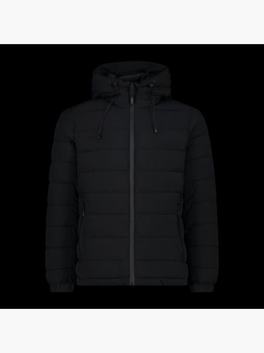CMP men's winter sports jacket with hood, insulated, black (34K0167/U901)