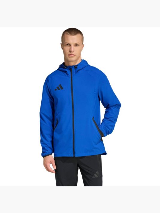 Men's adidas Tiro 26 Travel Windbreaker Jacket Blue KD3335