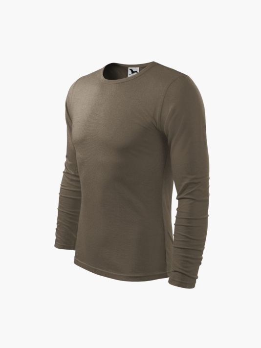 Malfini Fit-T LS M MLI-11929 army T-shirt