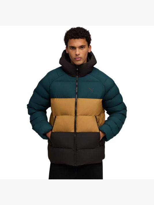 Puma Mono Hooded Men's Jacket Green-Brown-Black 688367 75