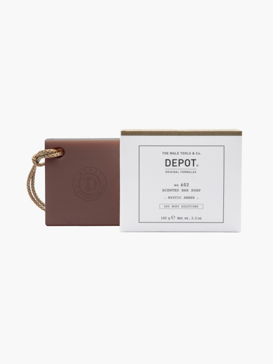 Depot, 600 Body Solutions No. 602, Botanical Complex, Cleansing, Mystic Amber, Scented Soap Bar