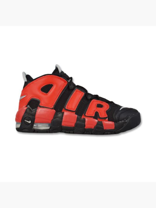 Nike Air More Uptempo Men's Sports Shoes Black Red Navy - DM0017-001