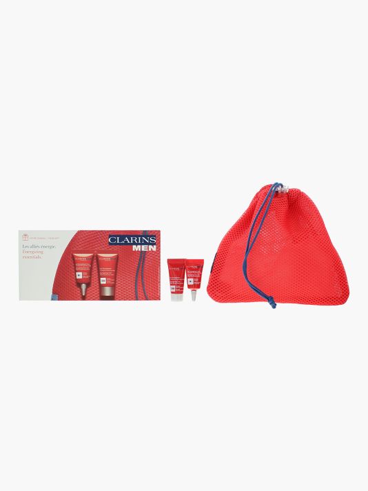 Set Clarins: Men, Organic Red Ginseng, Revitalizing, Day & Night, Gel, For Face