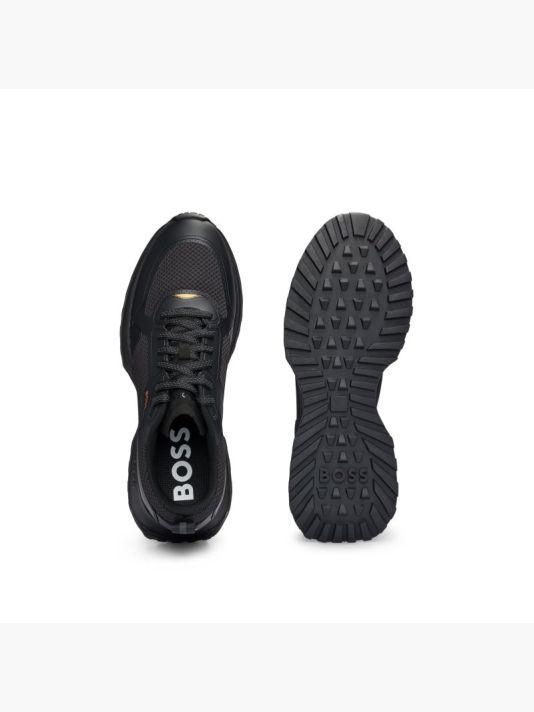 Meeste must jalatsid BOSS SNEAKER JONAH_RUNN_METH (50513195-009)