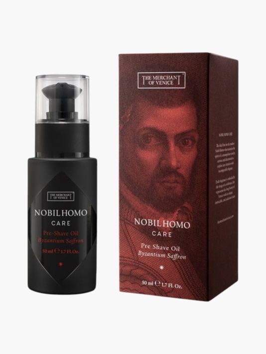 The Merchant Of Venice, Byzantium Saffron, Olive Oil, Moisturizing & Softening, Pre-Shaving Oil