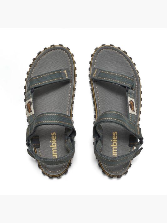 Gumbies Tracker Racker Sandals Gray M GU-SATRA013