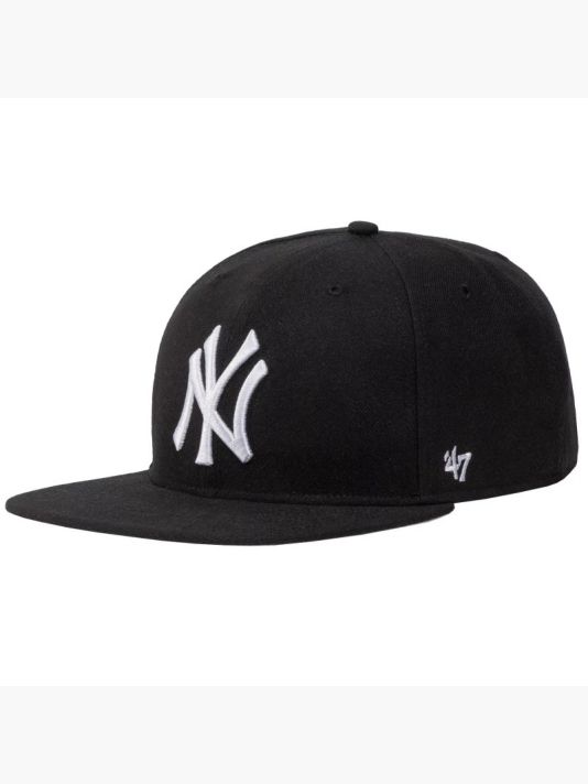 47 Brand MLB New York Yankees No Shot Cap B-NSHOT17WBP-BK