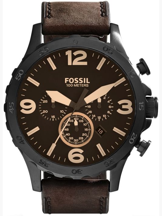 Мужские часы FOSSIL Nate JR1487 + КОРОБКА