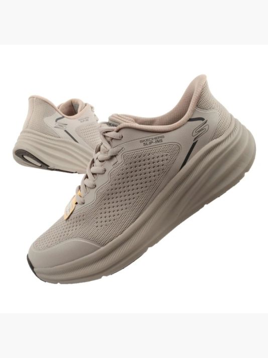 Meeste beež jalatsid Skechers Bobs Skillz SLIP-INS
