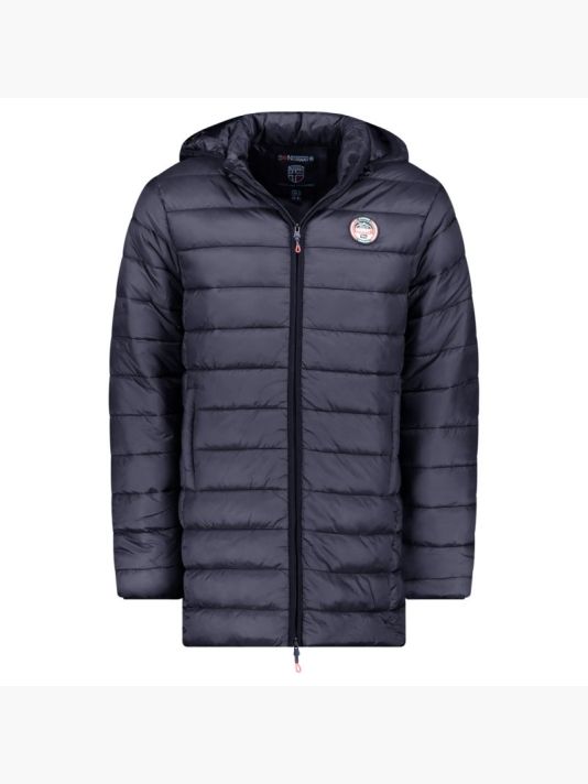 Geographical Norway men's jacket AMIGOMAP LONG HOOD DB NAVY MEN 233 NAVY (WZ5088H/GN-MARINE)