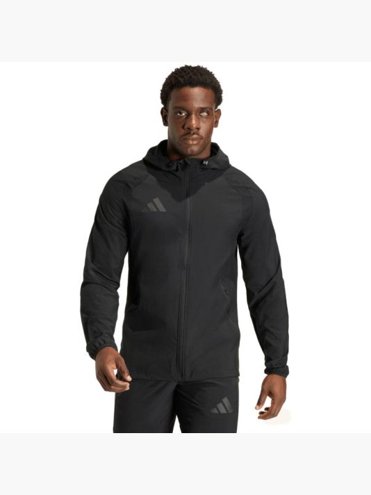 Men's adidas Tiro 26 Travel Windbreaker Jacket Black JM5539