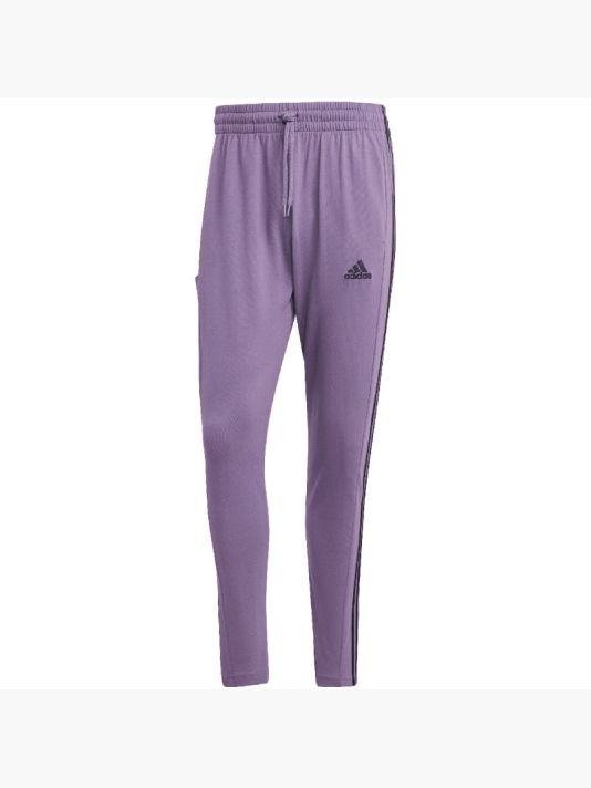 adidas Essentials Single Jersey Tapered Open Hem 3-Stripes M Pants IJ8699