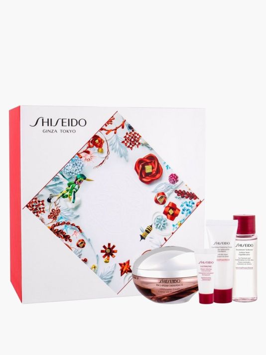 Ginza Tokyo Set Shiseido: Bio-Performance - Liftdynamic, Lifting, Cream, For Face, 50 ml + Benefiance, Cleansing, Cleansing Foam, 15 ml + Bio-Performance, Softening, Lotion, For Face, 30 ml + Ultimune, Antioxidants, Hydrating & Repairing, Day & Night, Ser