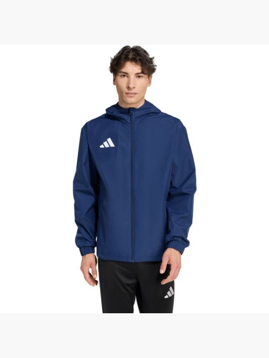 Men's adidas Entrada 26 All Weather Jacket Navy Blue JZ9102