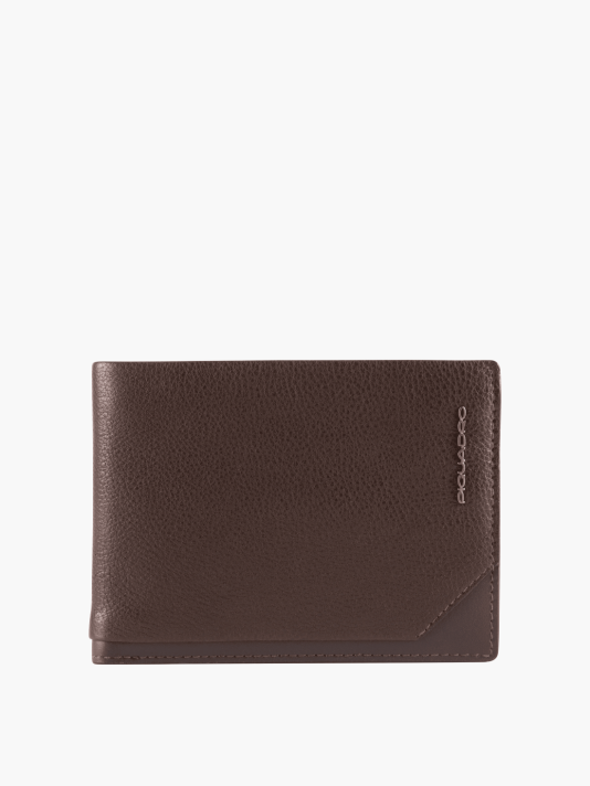 Piquadro, Tallin, Leather Wallet, Key holder, Brown, For Men