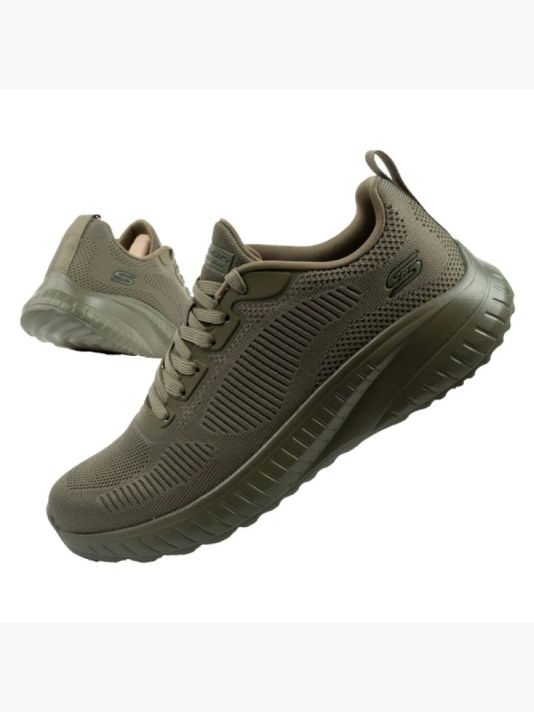 Meeste jalatsid Skechers Bobs Squad Chaos Sports Light Olive