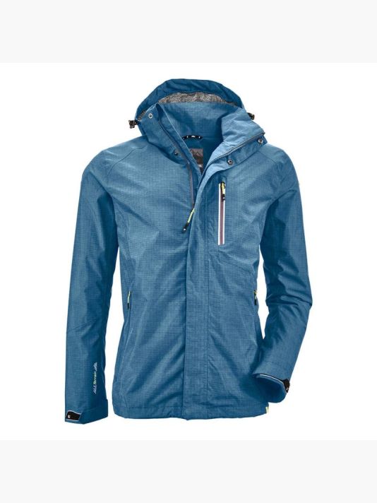 Killtec jacket Carleb men's trekking waterproof jacket blue (34723/872/M)