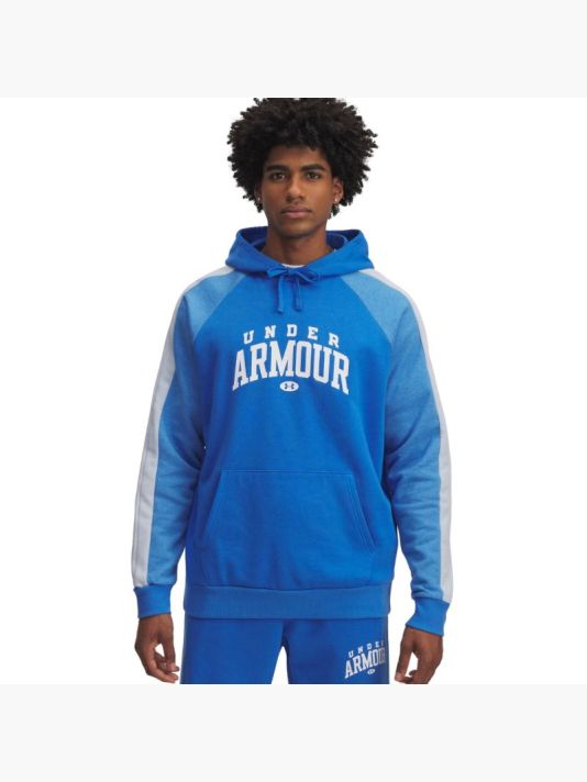 Men's Under Armour Rival Fleece Colorblock Hoodie Blue 6003958 402