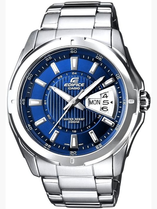 Мужские часы CASIO EDIFICE EF-129D-2AVEF + коробка