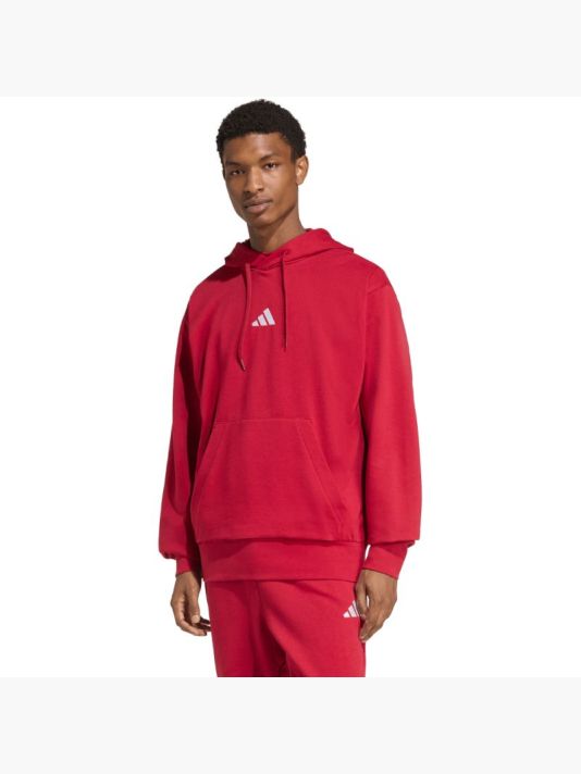 Men's adidas Essentials Feelcozy Hoodie red KC0907