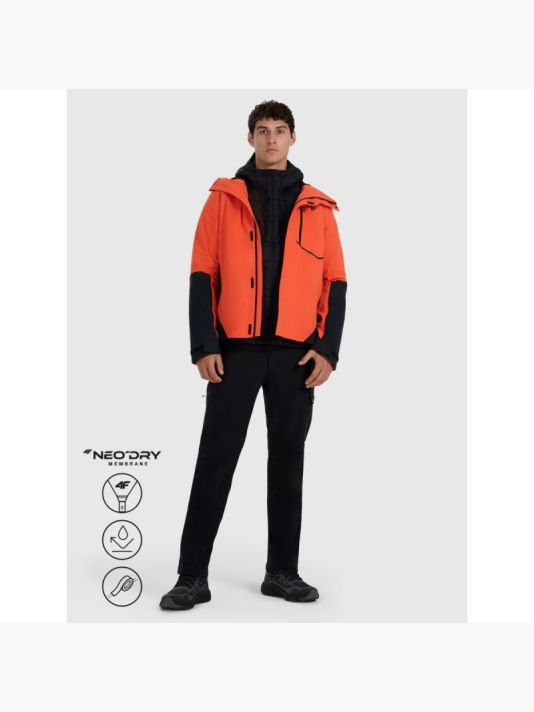 Men's trekking jacket 10000 membrane 4F 4FRAW25TTJAM1045-62S