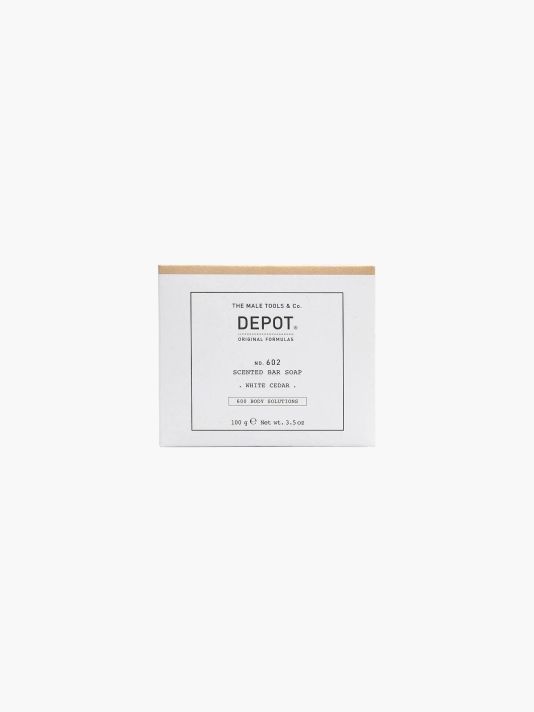 Depot, 600 Body Solutions No. 602, Botanical Complex, Cleansing, White Cedar, Scented Soap Bar