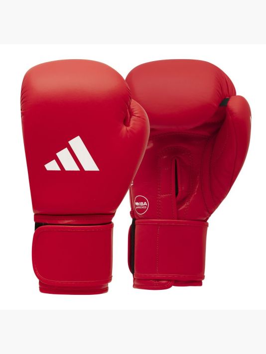 IBA approved adidas tournament boxing gloves red