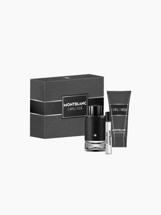 Set Montblanc: Explorer, Eau De Parfum, For Men, 100 ml + Explorer, Eau De Parfum, For Men, 15 ml + Explorer, Shower Gel, For All Skin Types