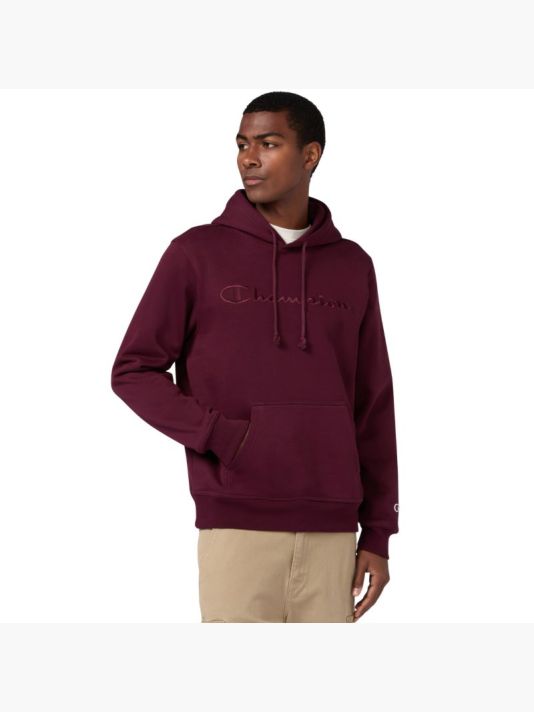 Мужская толстовка с капюшоном Champion Hooded Burgundy 220271 RS522 бордовый