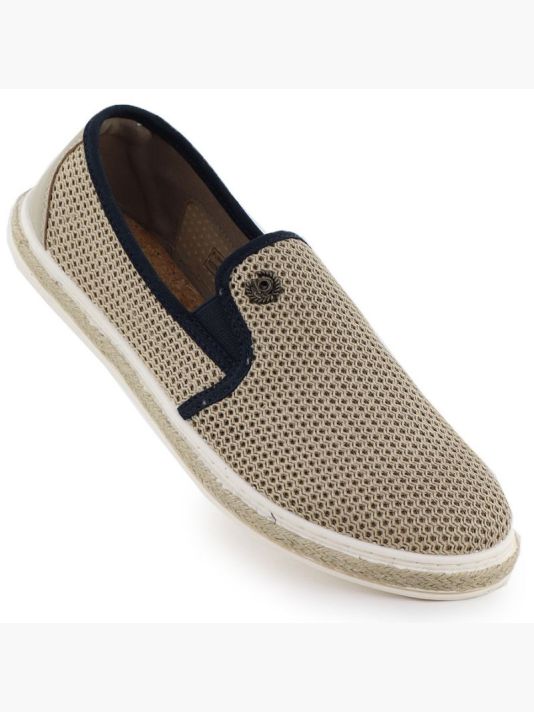 Men's slip-on espadrilles beige Bugatti 321-ASP61-6900