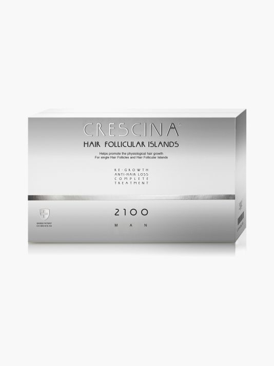 Labo, Crescina Follicular Islands 2100, For Growth Stimulation, Ampoules Treatment Serum, For Scalp, For Men