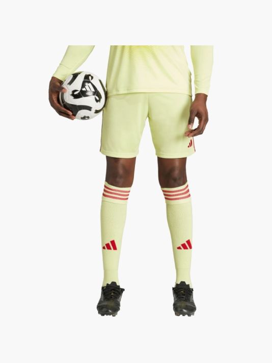 Men's adidas Tiro 24 shorts yellow and red JI6090