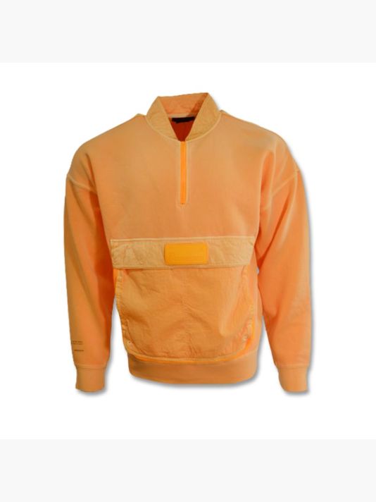Men's Jordan 23 Engineered 1/2 Zip Top Orange Jacket - CJ5997-810