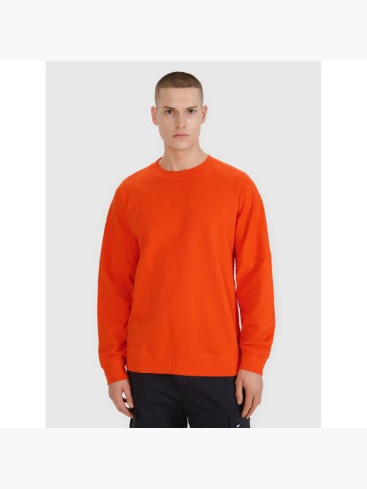 Men's sweatshirt without zipper and hood 4F 4FRSS25TSWSM2179-70S