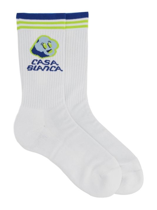 "BLUE CC SMILE" SOCKS