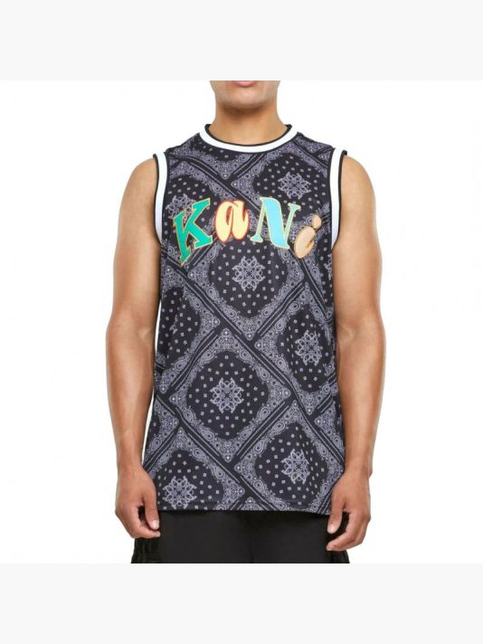 Karl Kani Woven Signature Paisley Basketball Tank M 6031440