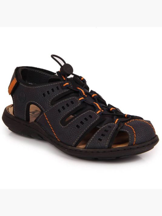 Rieker M 22021-14 navy blue closed sandals