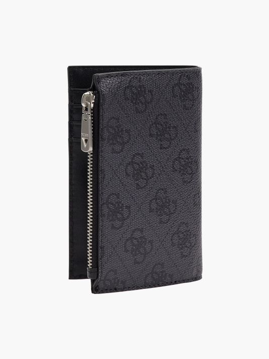 Guess, Vezzola, Textile Wallet, SMEVZLLEA78, Black, For Men