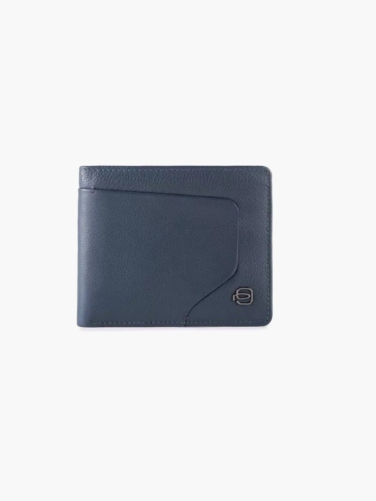 Piquadro, Piquadro, Leather Wallet, Pu4518Aor, Blu Oltremare, For Men