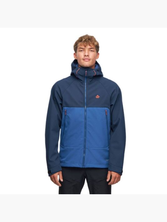 Men's Windproof Softshell Rain Jacket Alpinus Pelat Blue - MK18852