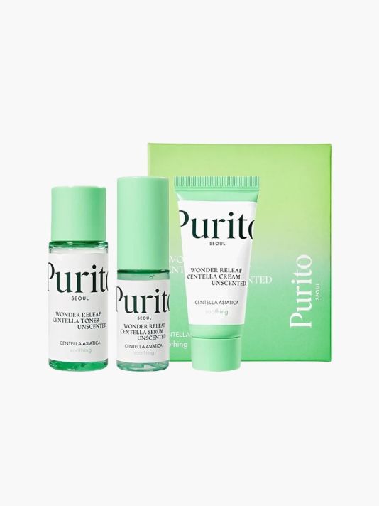 PURITO Wonder Releaf Centella Mini Kit Unscented 60ml