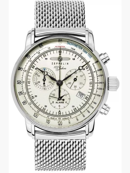 Zegarek Męski ZEPPELIN 100 Jahre Chronograph 8680M-3 + BOX