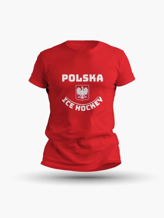Ice Hockey Polska M SREBICEPLTS-RD short sleeve shirt